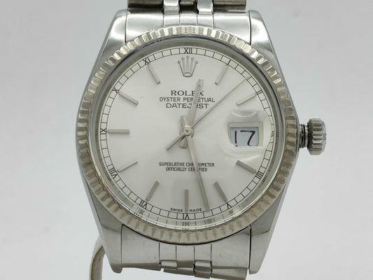 ROLEX Datejust 16014 R261715 Silver Dial Men's Watch
