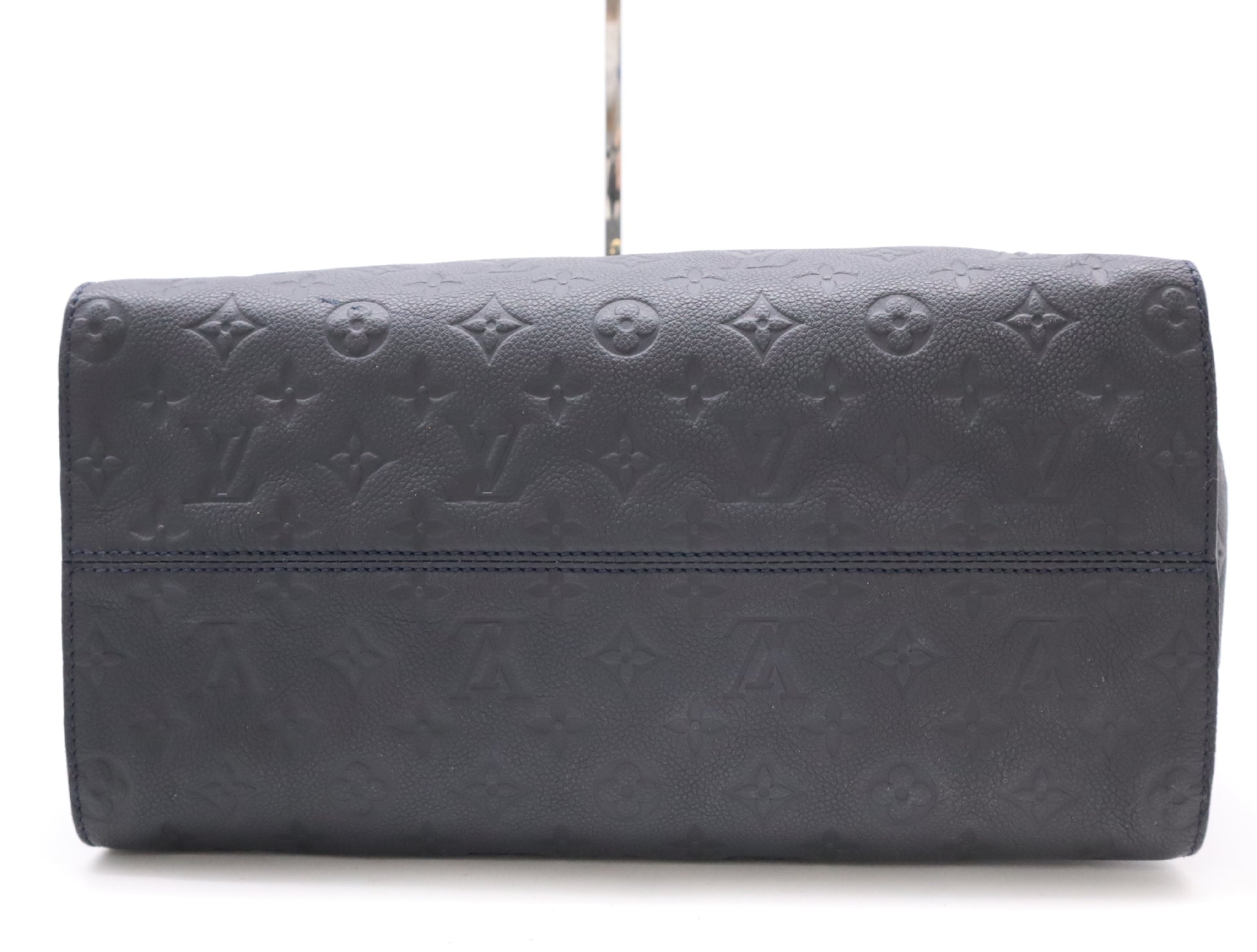 LOUIS VUITTON M41065 Monogram Empreinte Le Migneuse PM Noir Tote Bag with Shoulder Strap