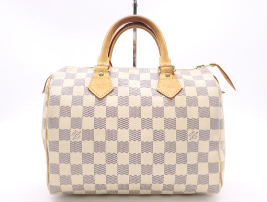 LOUIS VUITTON N41534 Azur Speedy 25 Boston Bag