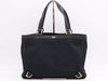 GUCCI Canvas Abbey GG Canvas Tote Bag Black GD Hardware Tote Bag