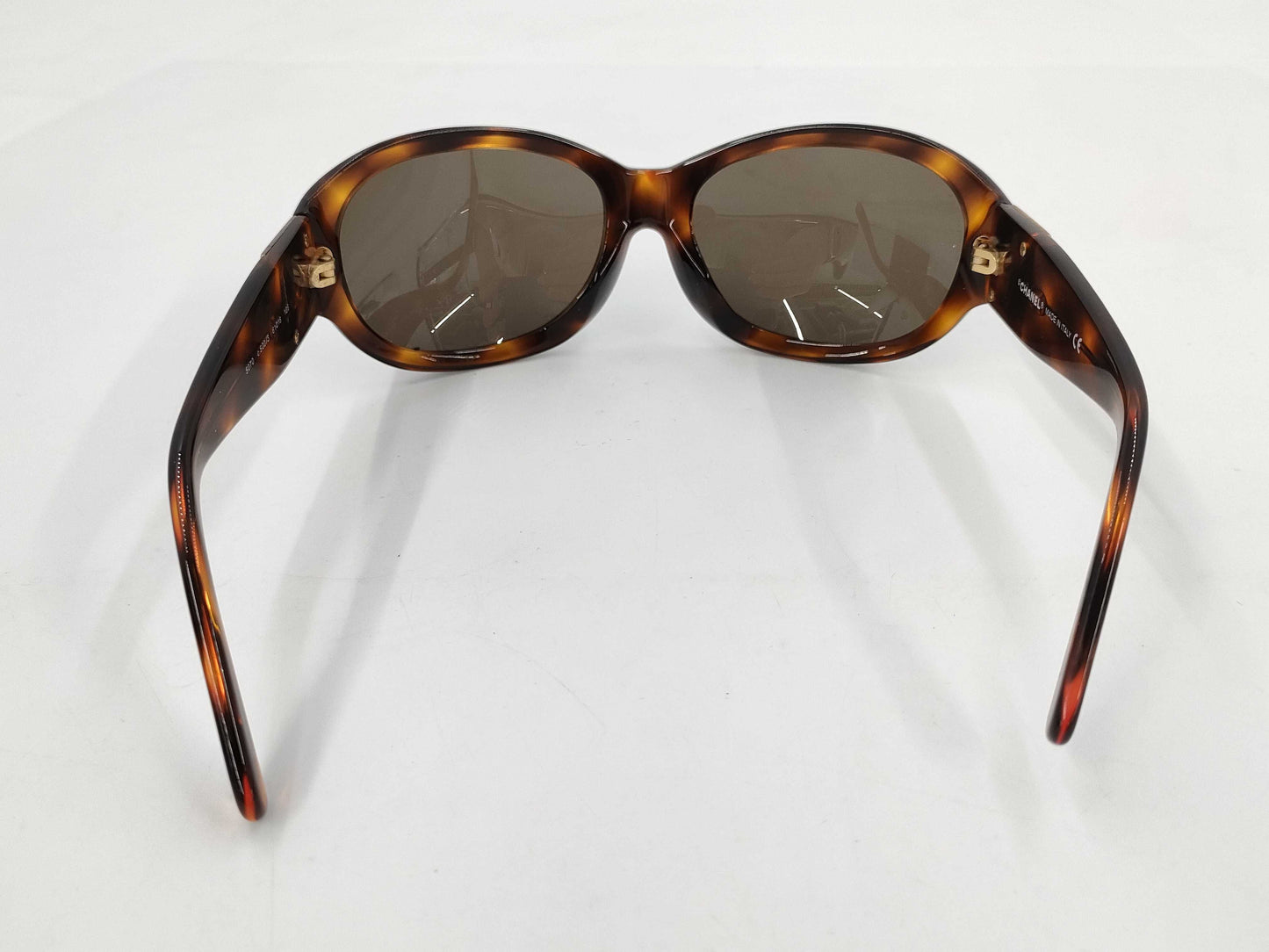 CHANEL 5070 Plastic Sunglasses, Tortoiseshell Pattern, Brown, Case and Box Included, c502/3 61□18 Sunglasses/Eyewear