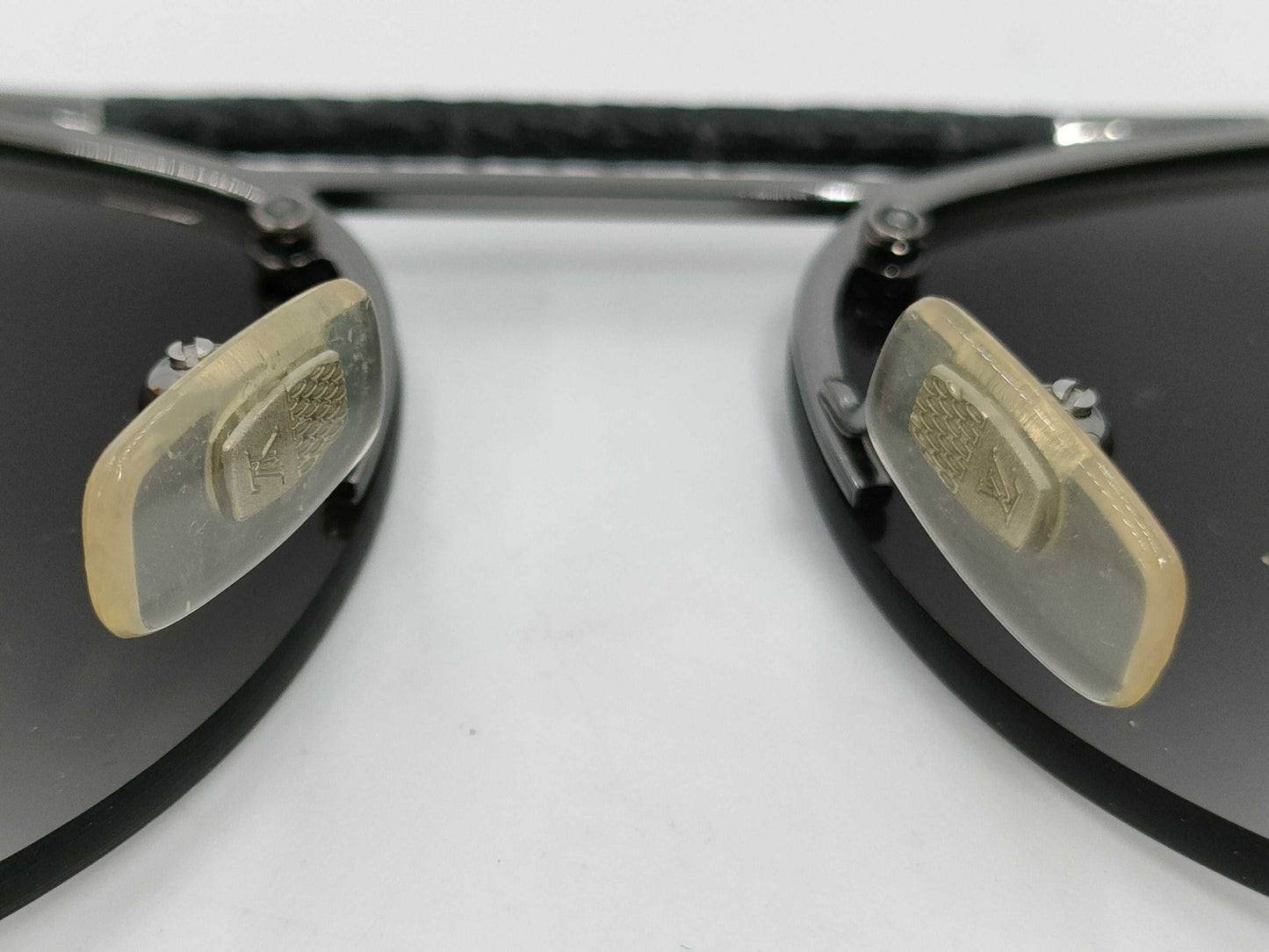  LOUIS VUITTON Z1109E Eclipse Sunglasses, Clockwise, Canvas, Metal Frame, Gray, Dust Bag and Box Included