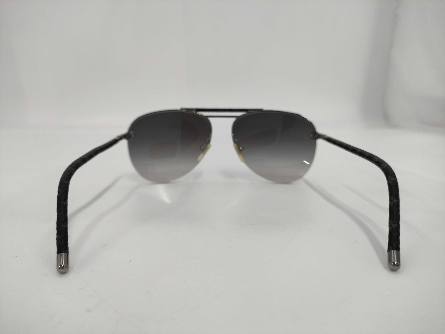  LOUIS VUITTON Z1109E Eclipse Sunglasses, Clockwise, Canvas, Metal Frame, Gray, Dust Bag and Box Included