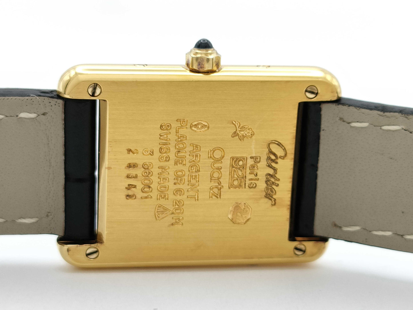 Cartier Must Tank 366001 26340 Quartz Women's Watch