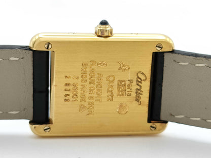 Cartier Must Tank 366001 26340 Quartz Women's Watch