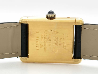 Cartier Must Tank 3 066136 Manual Winding Women's Watch