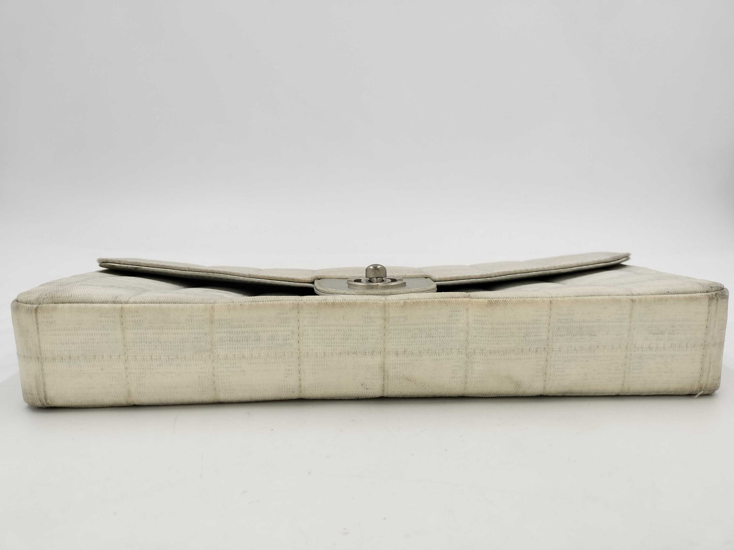 CHANEL New Travel Line Chain Shoulder Bag Canvas with Seal