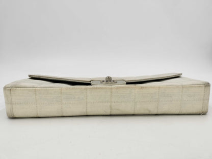 CHANEL New Travel Line Chain Shoulder Bag Canvas with Seal