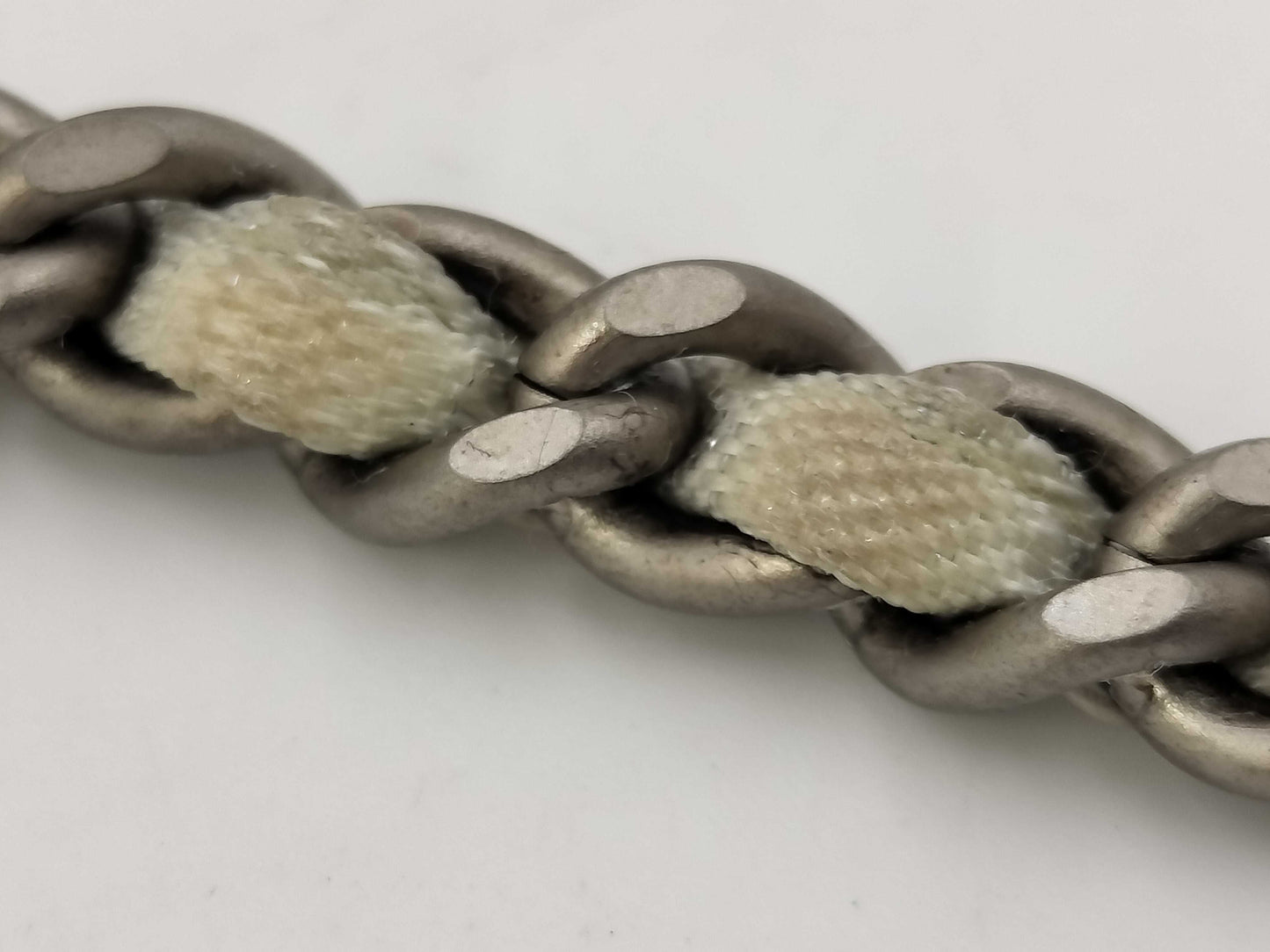 CHANEL New Travel Line Chain Shoulder Bag Canvas with Seal