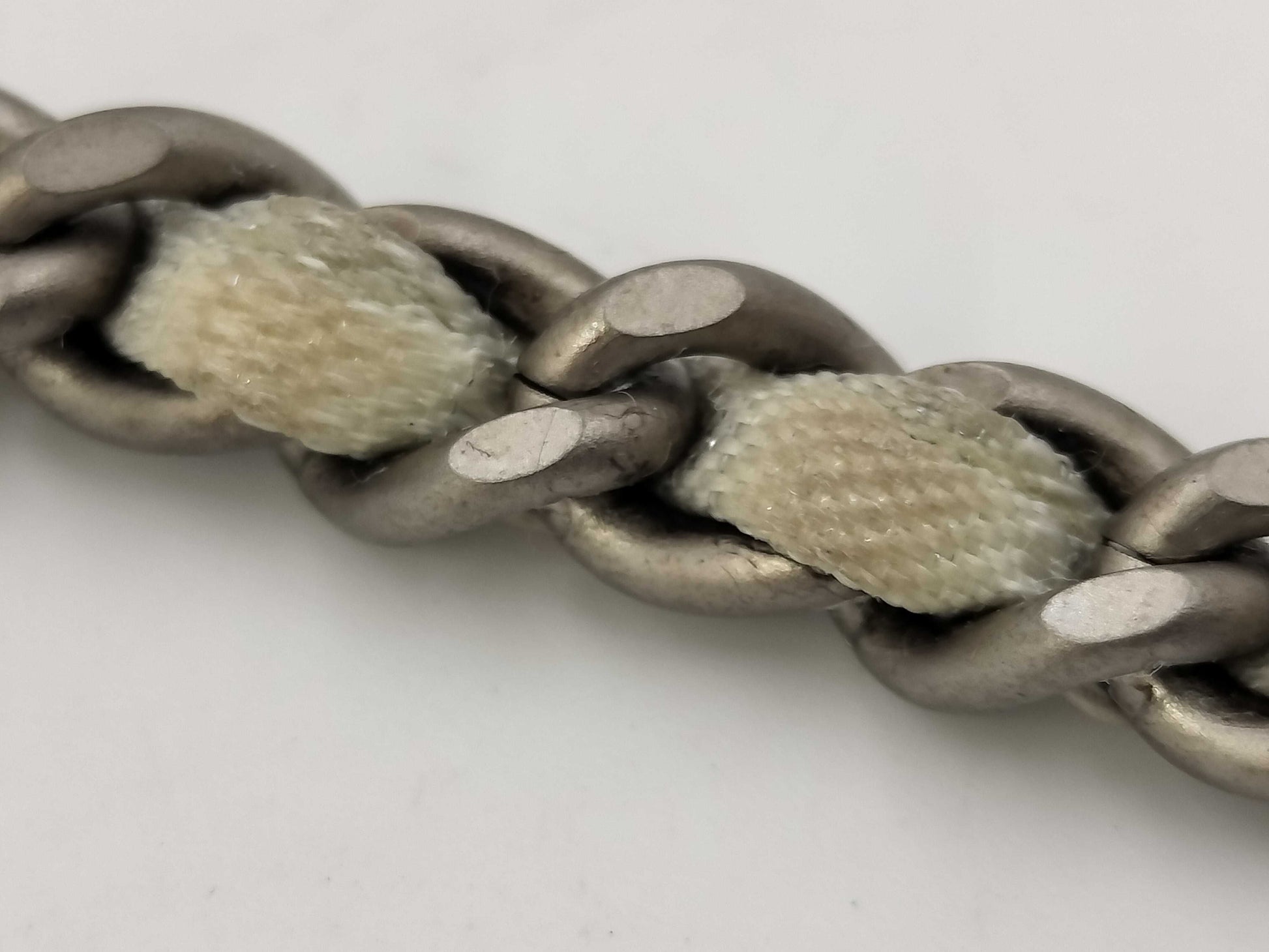 CHANEL New Travel Line Chain Shoulder Bag Canvas with Seal