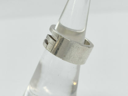 GUCCI Ring AG925 Size 8 6.8g