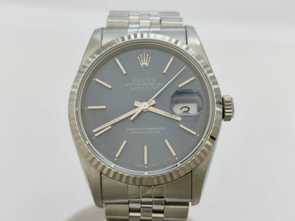 ROLEX Datejust 16234 X973990 Blue Dial Boys' Watch