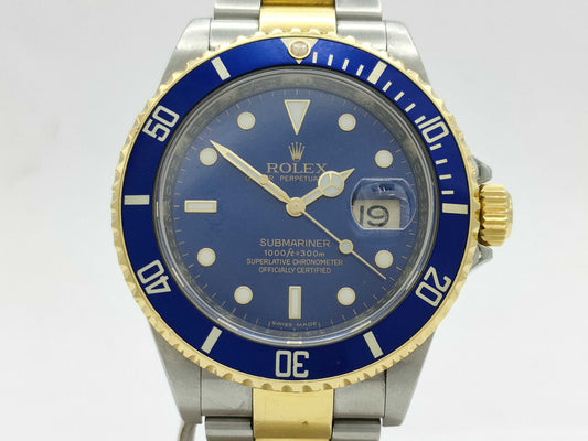 ROLEX Submariner 16613 V328157 Blue Dial Men's Watch