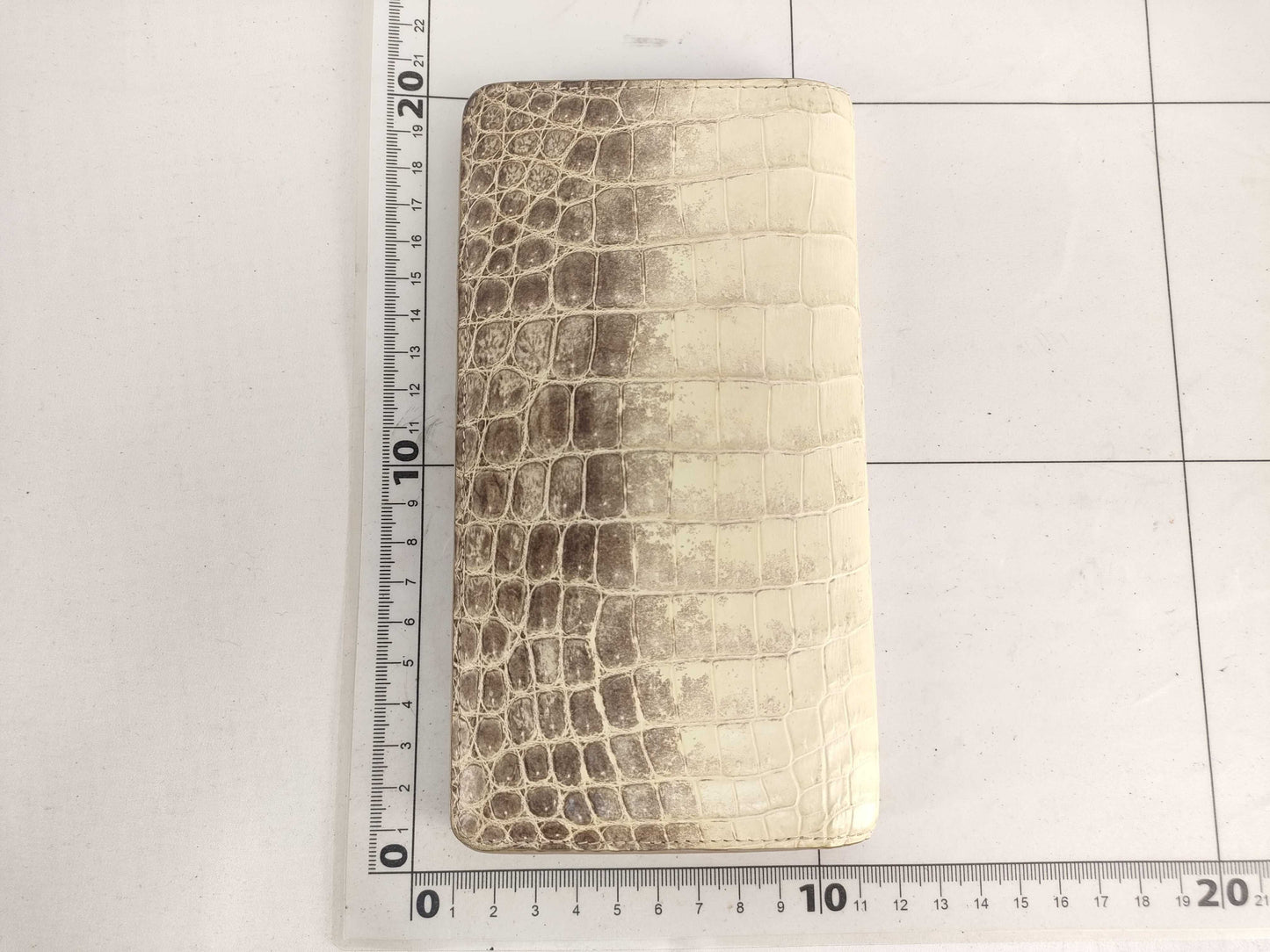 LOUIS VUITTON Crocodile Sahara Himalaya Portefeuille Plaza Long Wallet N99837 RFID Enabled Wallet