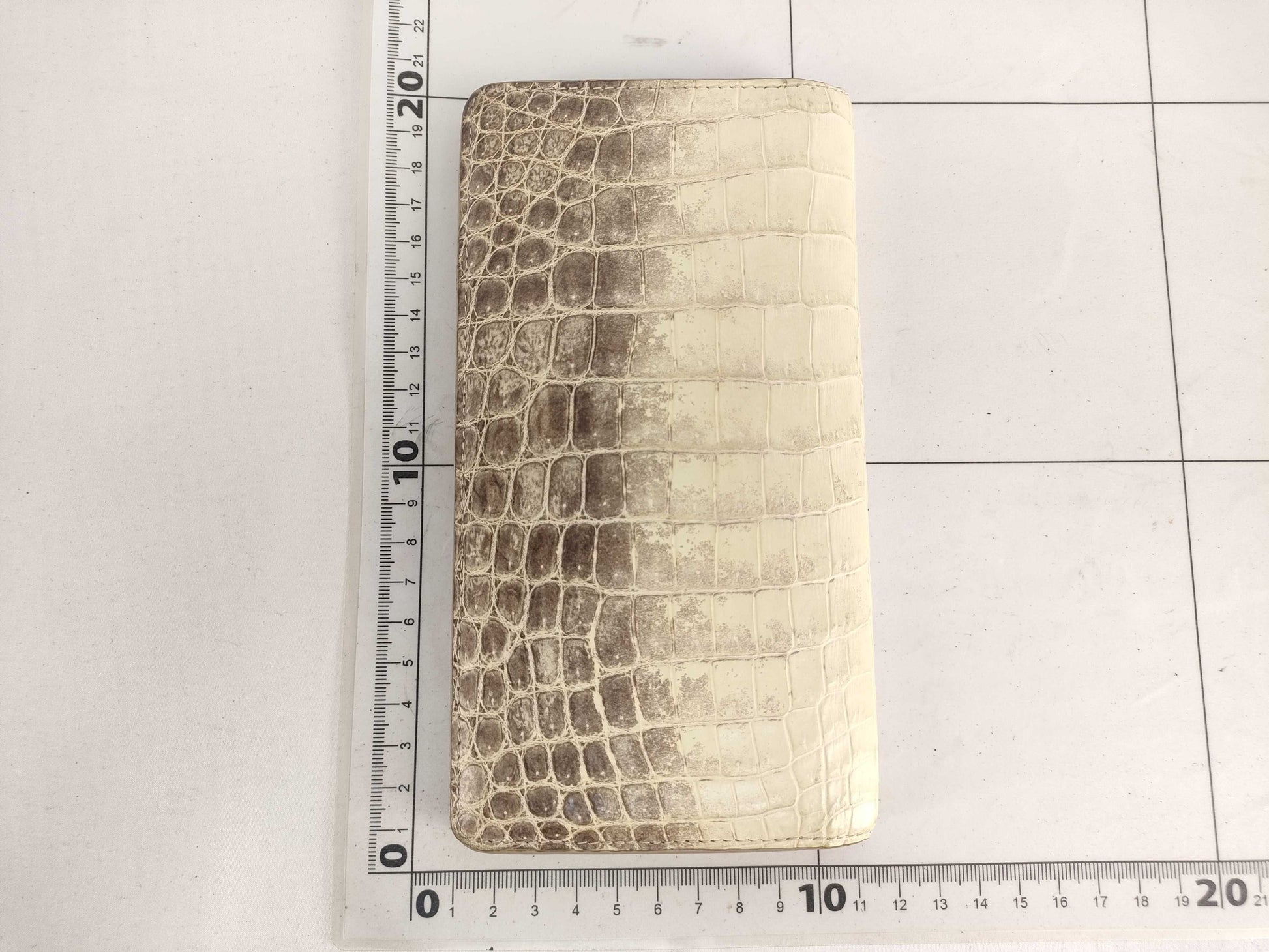 LOUIS VUITTON Crocodile Sahara Himalaya Portefeuille Plaza Long Wallet N99837 RFID Enabled Wallet