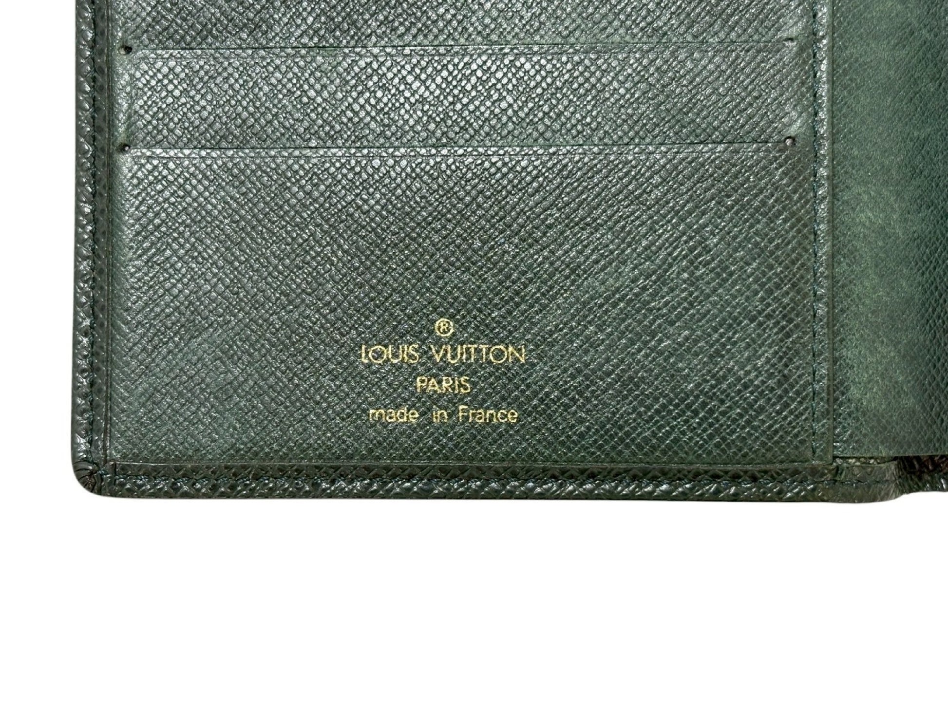 LOUIS VUITTON Porte-Bie Carte Credit Green Wallet