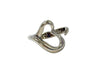 Tiffany & Co. Elsa Peretti Open Heart Ring, 925/4.6g