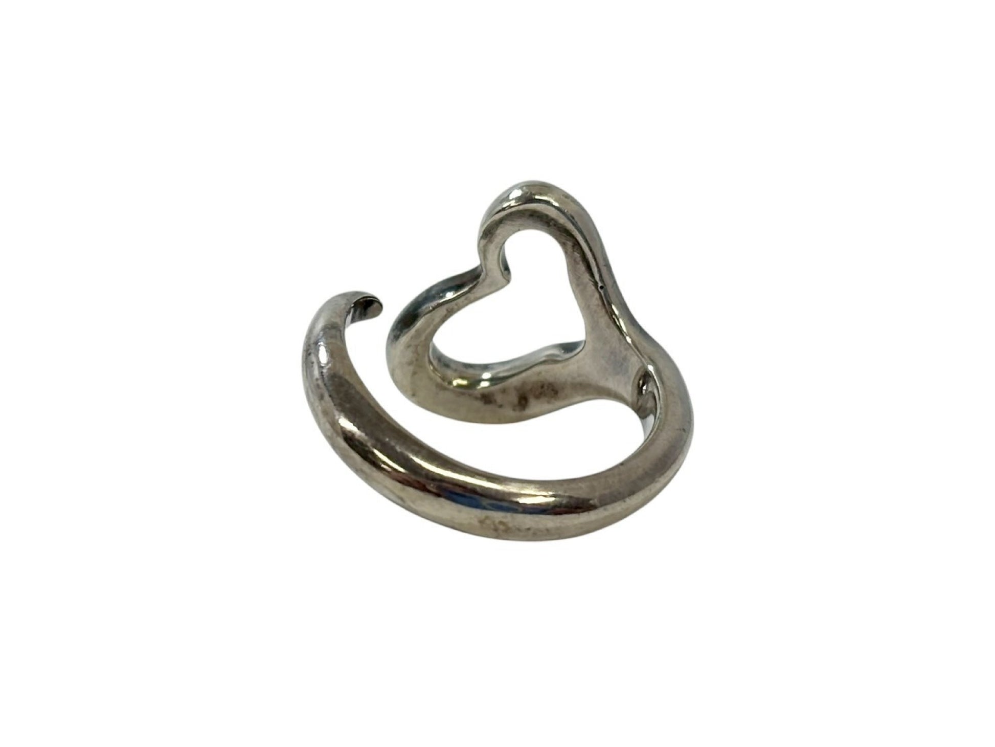 Tiffany & Co. Elsa Peretti Open Heart Ring, 925/4.6g