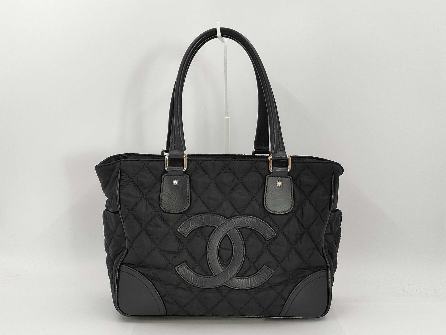 CHANEL Nylon Quilted Tote Bag