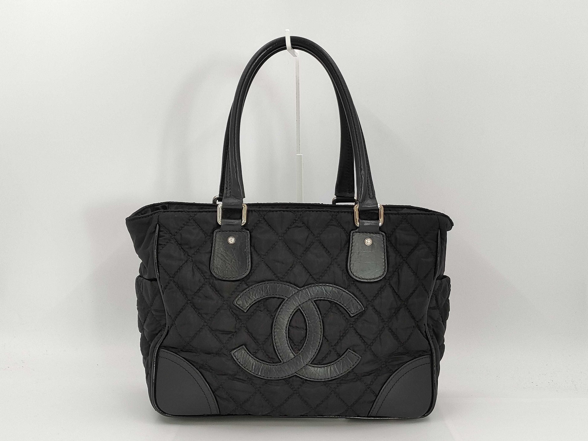CHANEL Nylon Quilted Tote Bag