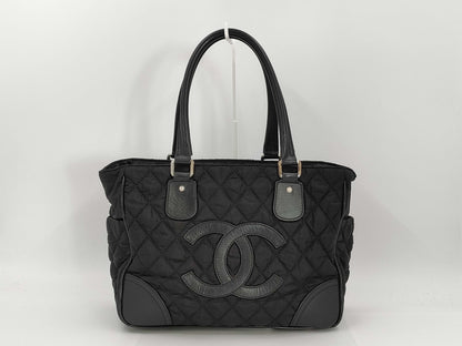 CHANEL Nylon Quilted Tote Bag