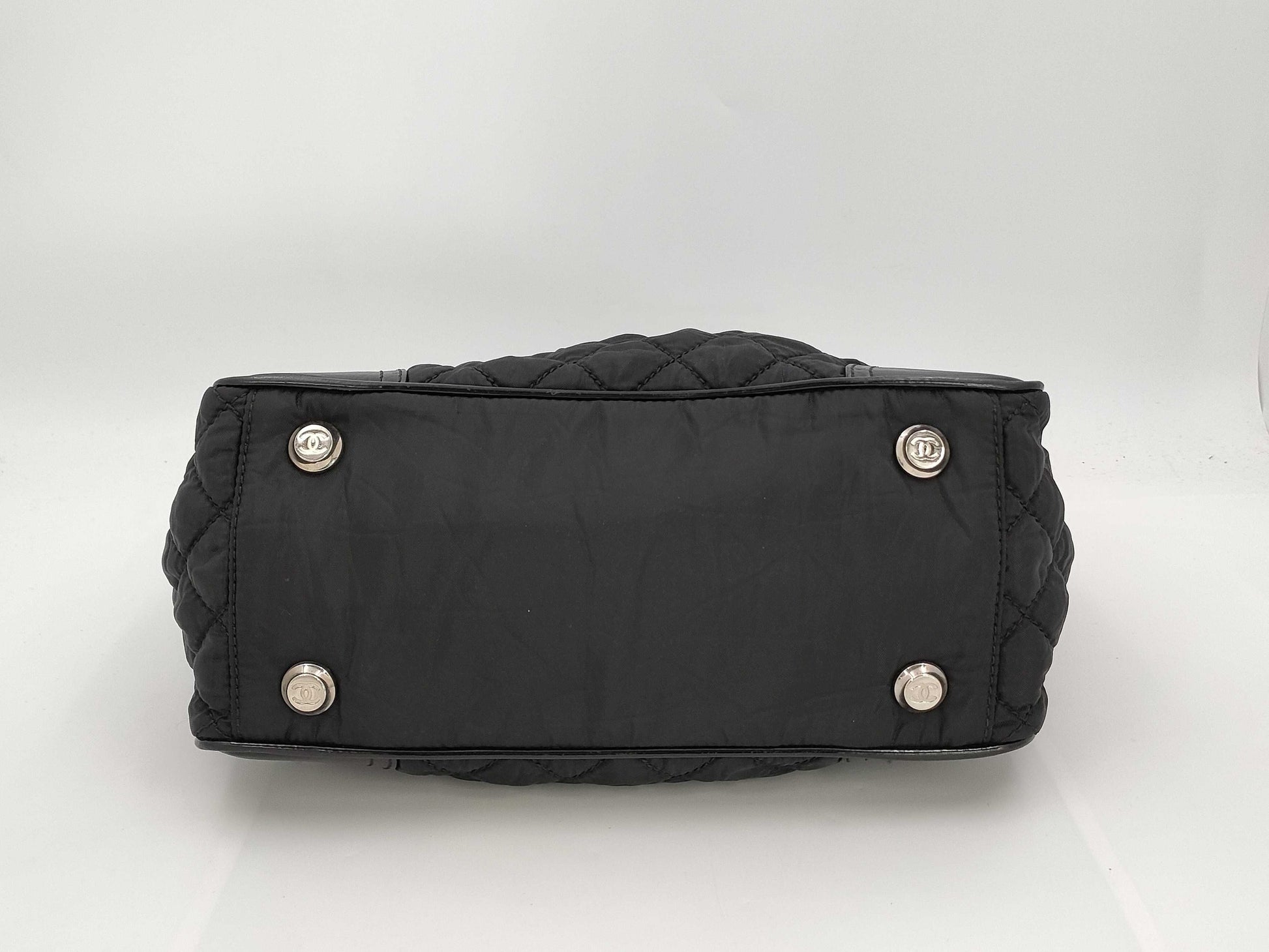 CHANEL Nylon Quilted Tote Bag