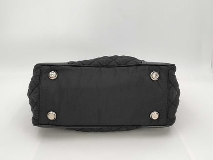 CHANEL Nylon Quilted Tote Bag