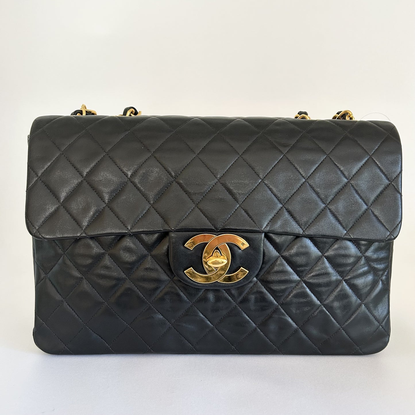 CHANEL Deca Matelasse Shoulder Bag, Black, W34 [With Seal], No. 2 Shoulder Bag