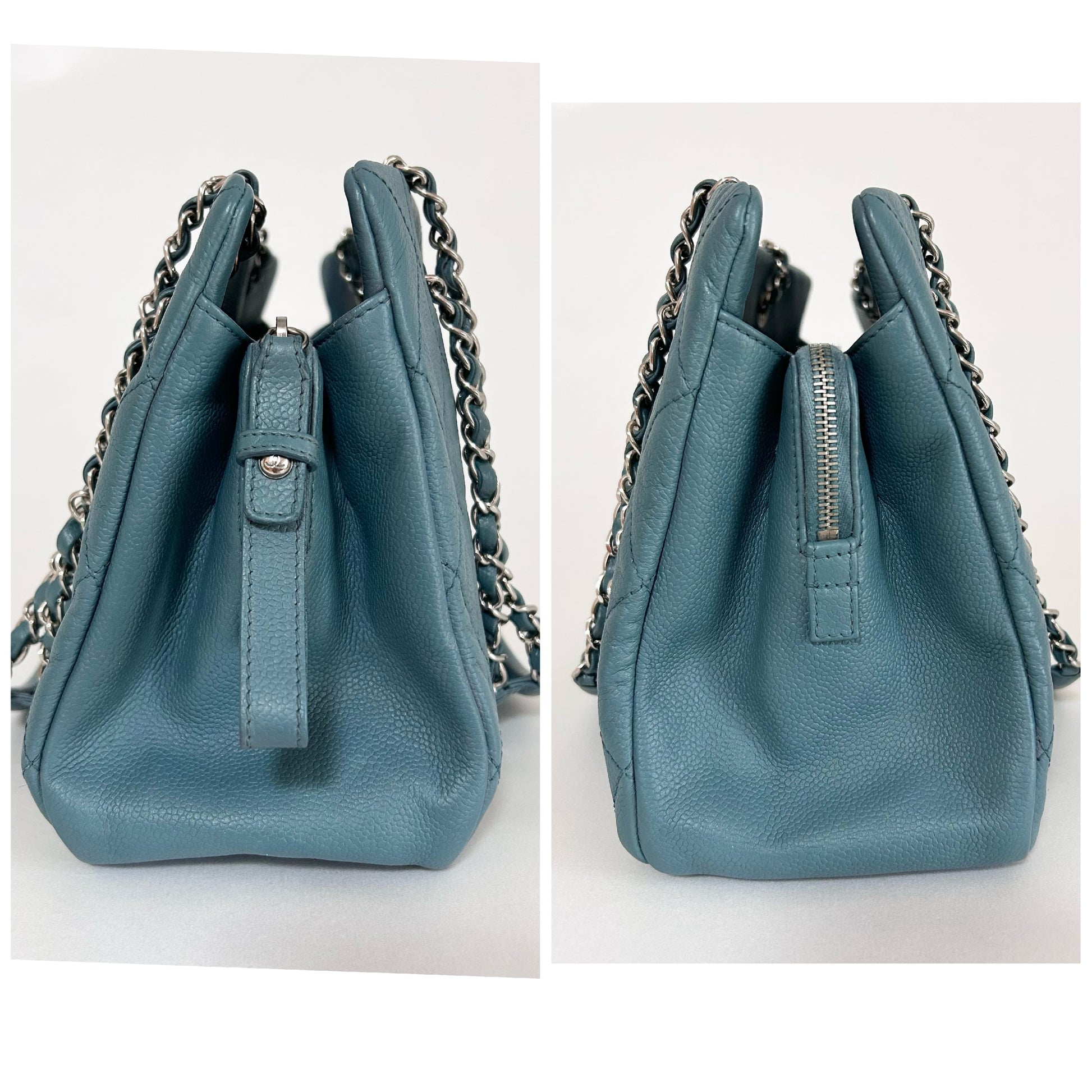 CHANEL Caviar Skin Tote Bag W32 [With Seal] No. 14 Shoulder Bag