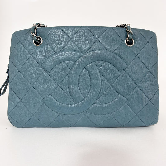 CHANEL Caviar Skin Tote Bag W32 [With Seal] No. 14 Shoulder Bag