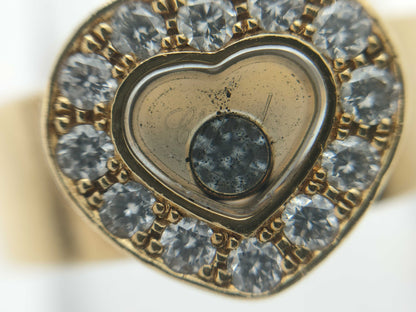 Chopard Happy Diamond 82/2936-20 YG 750 12.5g Ring 