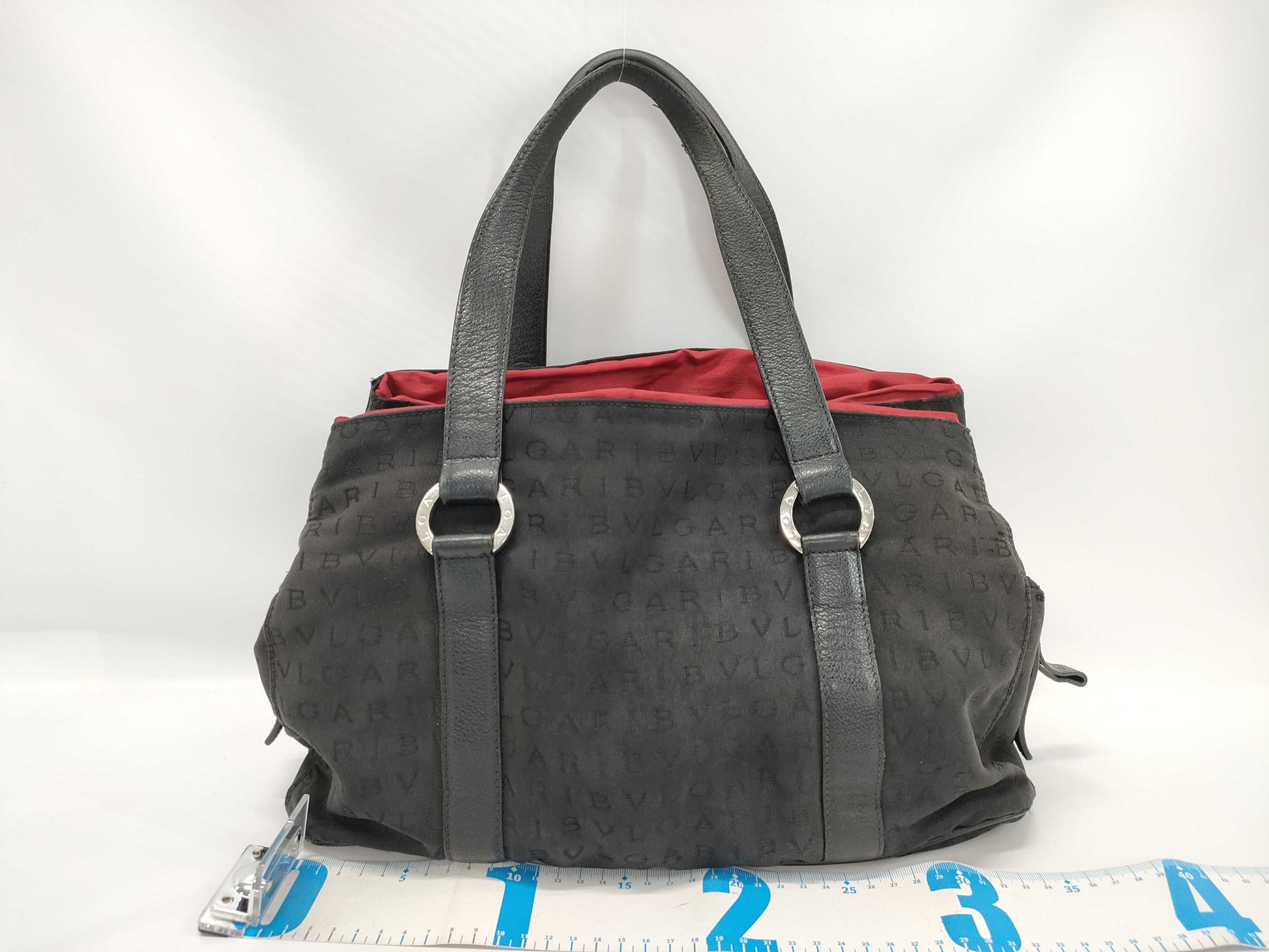 BVLGARI Canvas Logomania Tote Bag