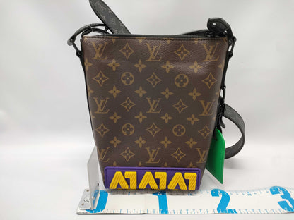 LOUIS VUITTON LV Messenger Rubber Shoulder Bag