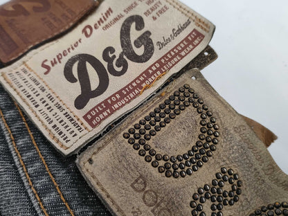 D&G denim gray pants size 38