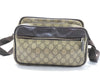 GUCCI GG Supreme Shoulder Bag 114531 Leather x PVC Ivory x Brown Shoulder Bag