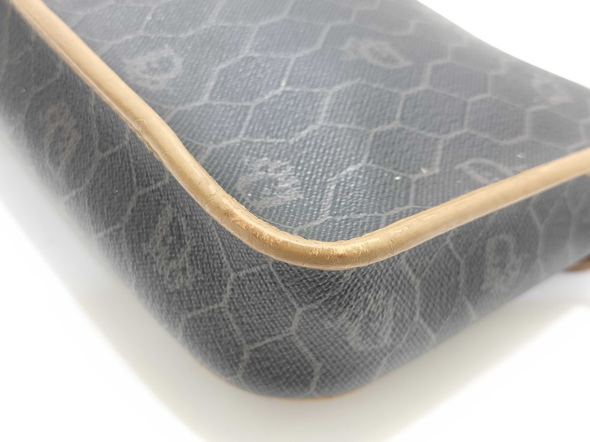 Dior Brown PVC Logo Shoulder Bag