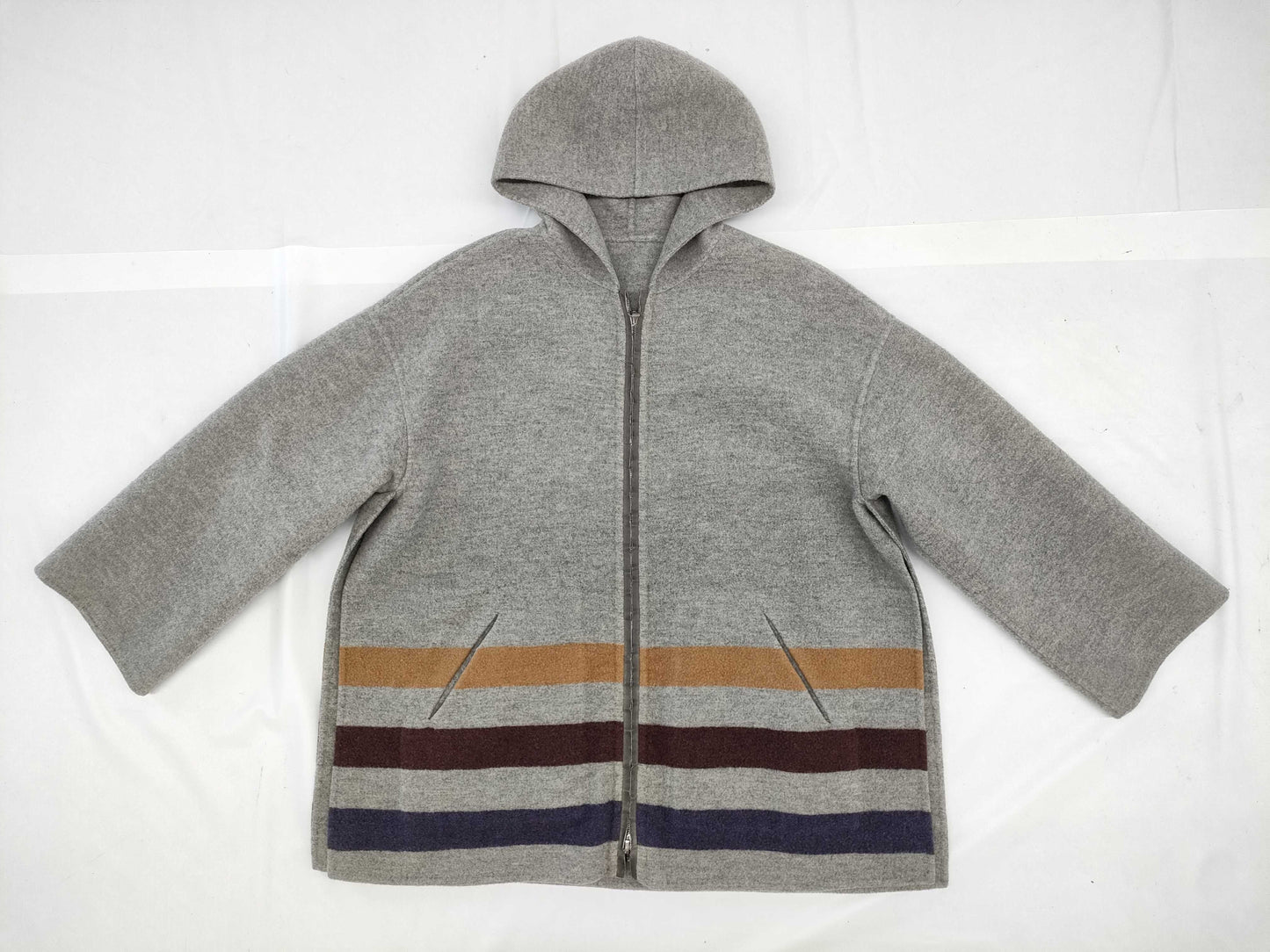 Loro Piana Reversible 100% Cashmere Coat, Size M