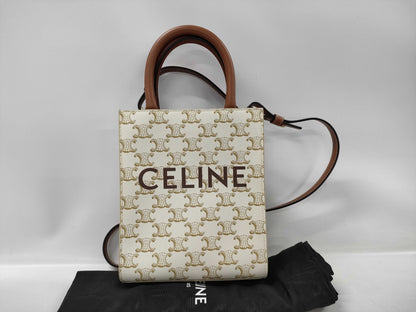 CELINE Vertical Cabas Triomphe Tote Bag Shoulder Bag