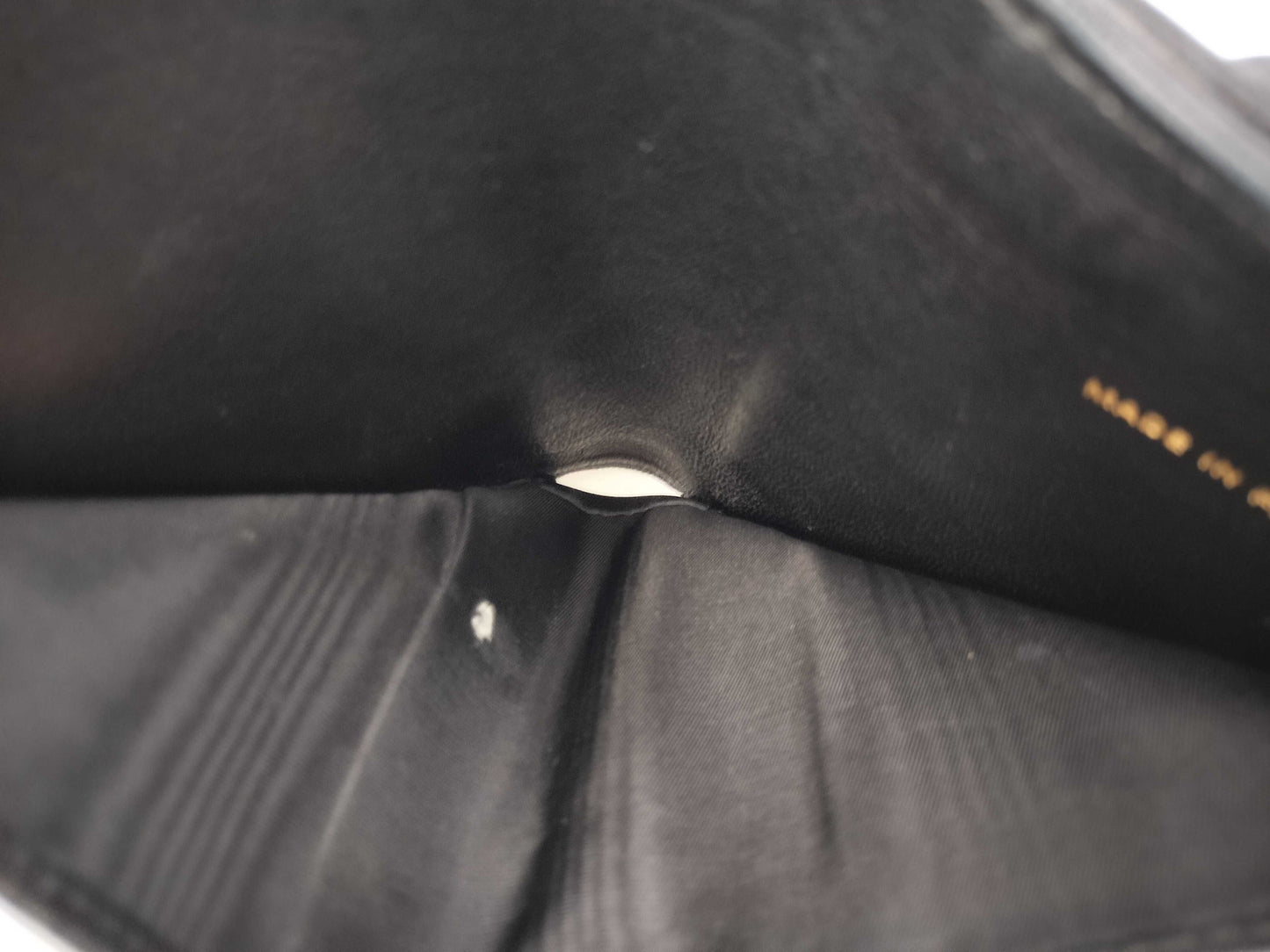 CHANEL Caviar Leather Double-Hook Wallet with Black Lid and Seal