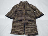 CHANEL Tweed Coat with Coco Mark and Color Stones, Size 40, with Tag