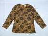 Yves Saint Laurent Color Shirt, Cut and Sewn, Floral Print, Size 36, Top