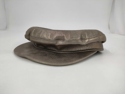 HERMES Casquette Lambskin Bronze Other Accessories