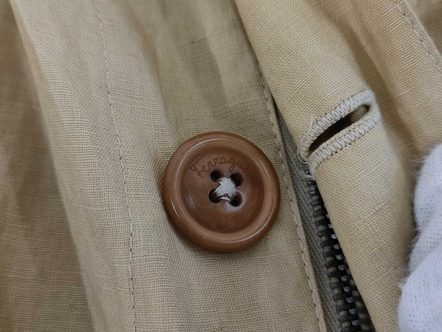 Ferragamo Gancini Long Coat Men's Size 50 Coat