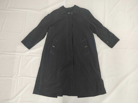 Burberry Long Coat with Stitched Liner, Size 9AR, C-TK83