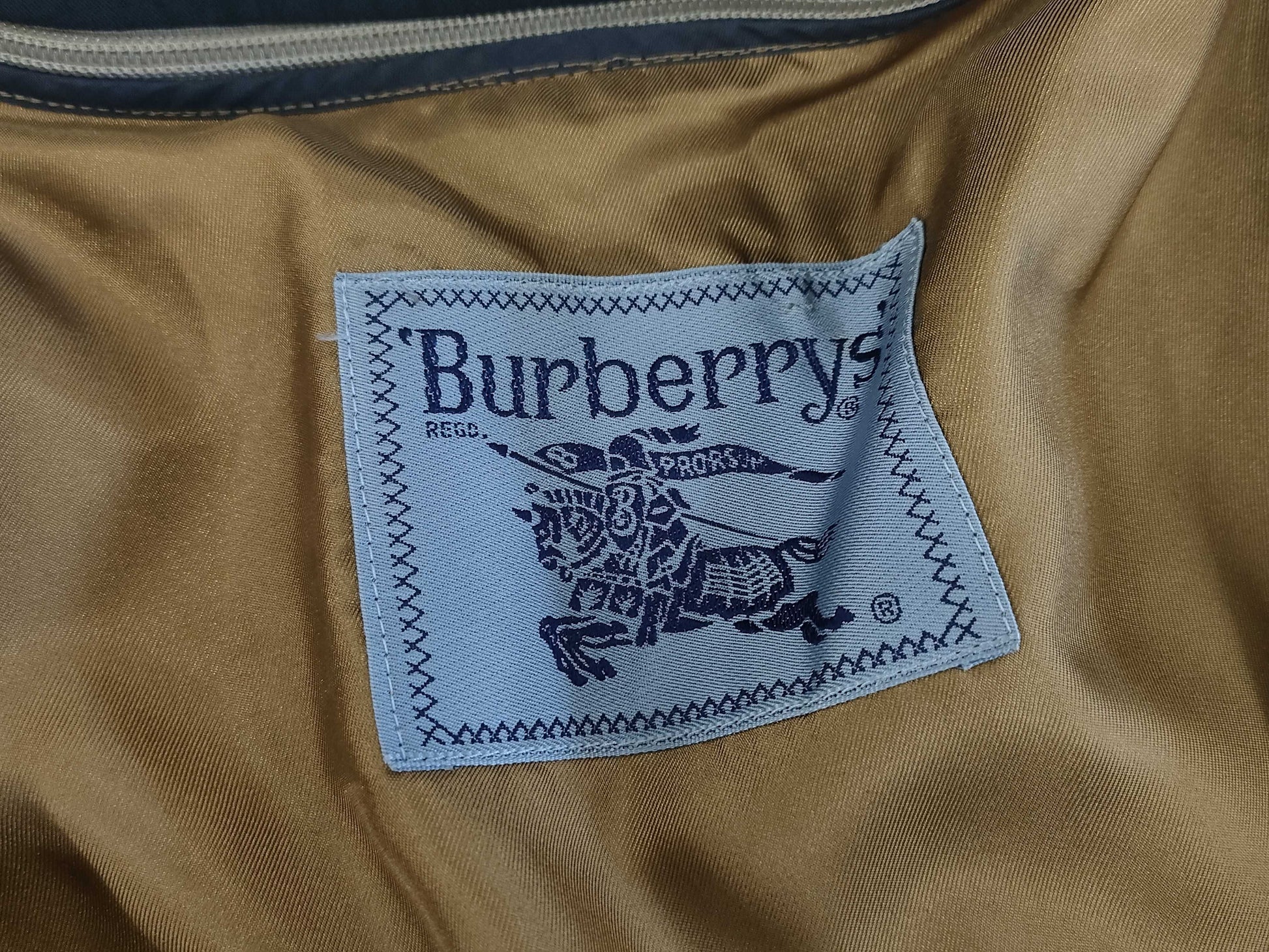 Burberry Long Coat with Stitched Liner, Size 9AR, C-TK83