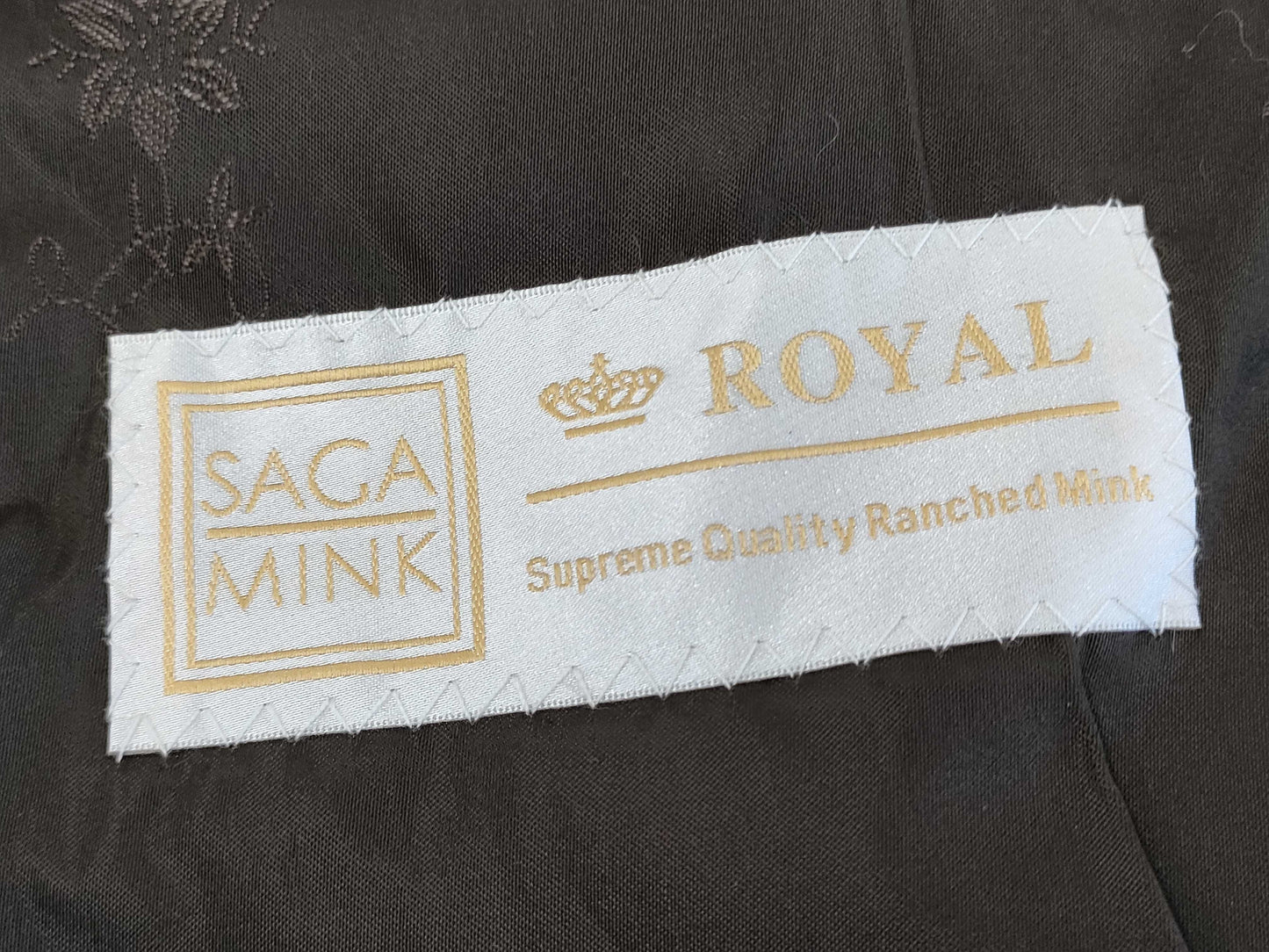 Valentino mink fur coat