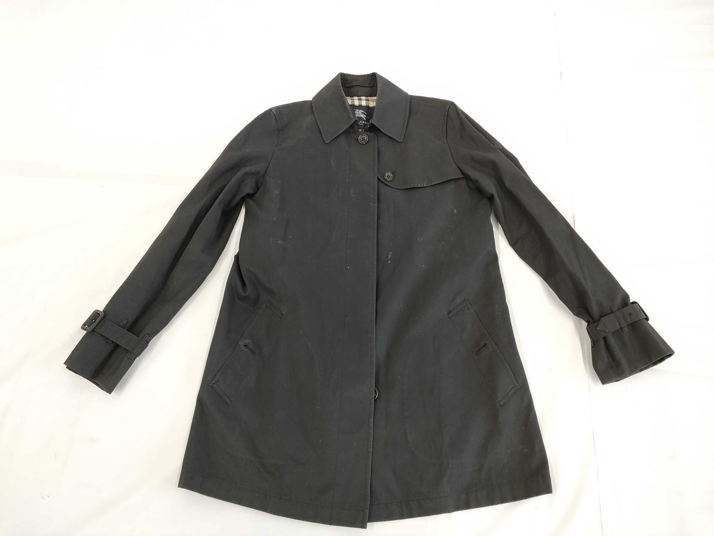 BURBERRY Nova Check Long Coat Size 40 Coat