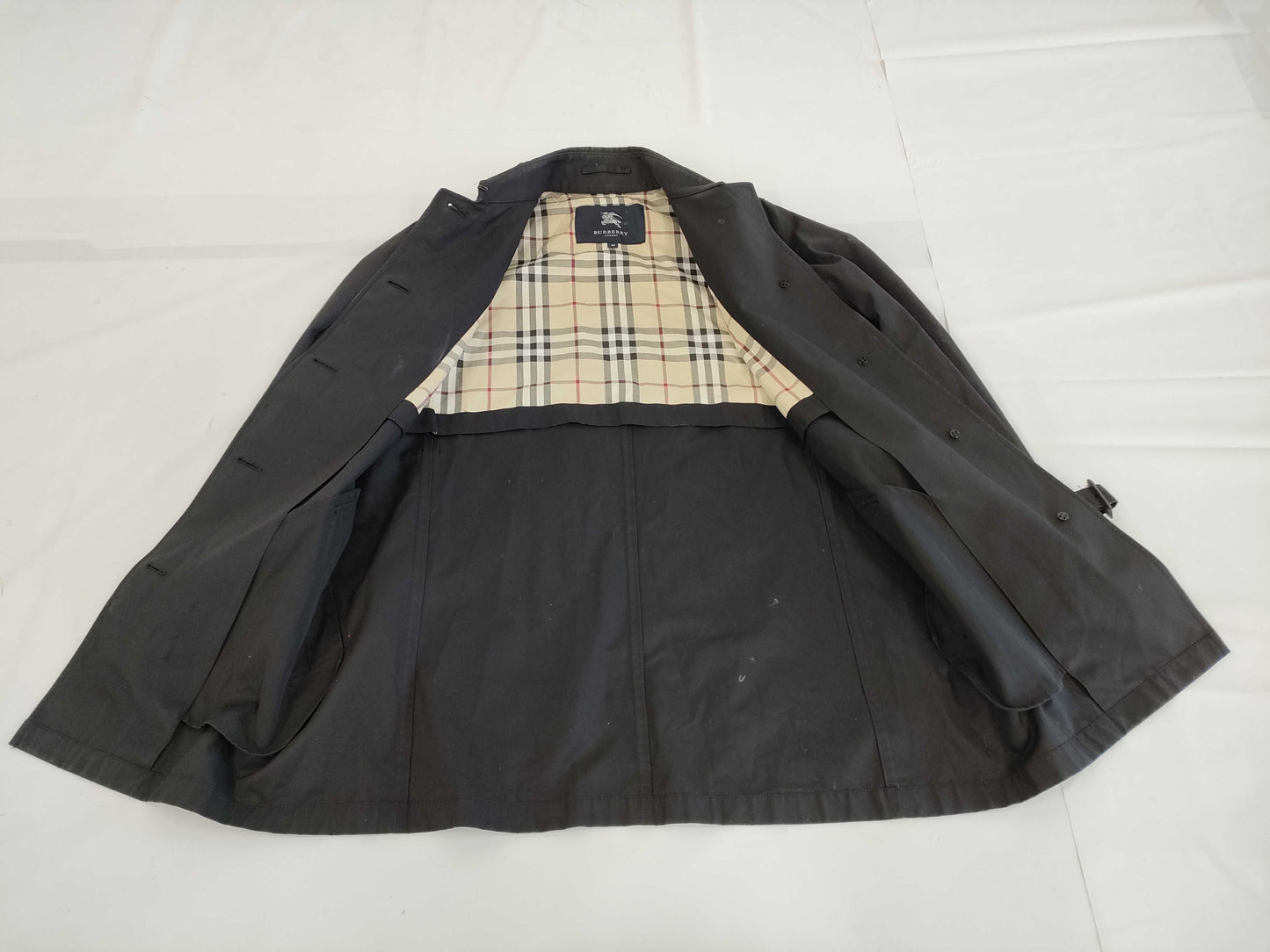 BURBERRY Nova Check Long Coat Size 40 Coat
