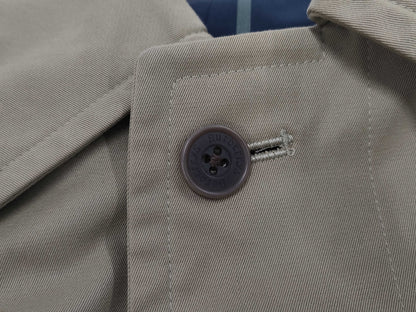 Burberry Nova Check Long Coat, Size 170, C-TK83 Coat