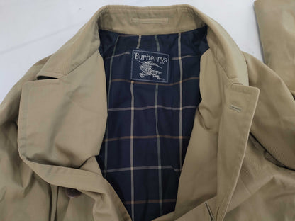 Burberry Nova Check Long Coat, Size 170, C-TK83 Coat